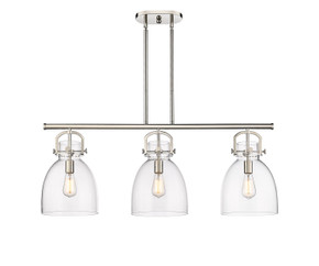 Linear/Island 3 Light Bar by Innovations ( 405 | 410-3I-PN-G412-10CL Downtown Urban ) 
