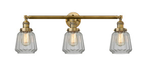 Bathroom Fixtures Three Lights by Innovations ( 405 | 205-BB-G142-LED Franklin Restoration ) 