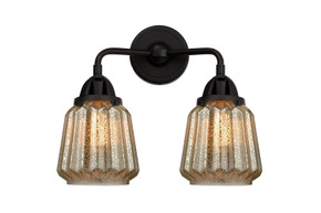 Bathroom Fixtures Two Lights by Innovations ( 405 | 288-2W-BK-G146-LED Nouveau 2 ) 