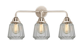Bathroom Fixtures Three Lights by Innovations ( 405 | 288-3W-PN-G142 Nouveau 2 ) 