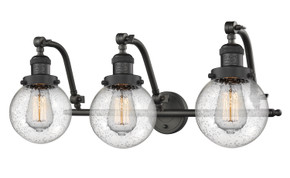 Bathroom Fixtures Three Lights by Innovations ( 405 | 515-3W-OB-G204-6 Franklin Restoration ) 