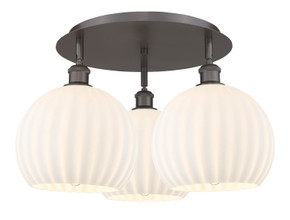 Semi-Flush Mts. Multi-port/Cluster by Innovations ( 405 | 516-3C-OB-G1217-10WV Ballston ) 