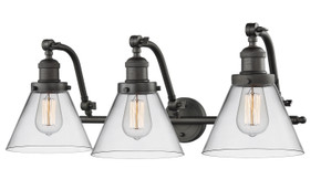 Bathroom Fixtures Three Lights by Innovations ( 405 | 515-3W-OB-G42-LED Franklin Restoration ) 