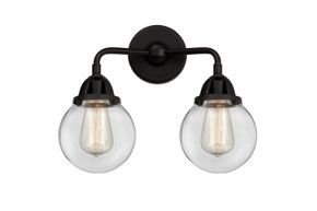 Bathroom Fixtures Two Lights by Innovations ( 405 | 288-2W-BK-G202-6 Nouveau 2 ) 