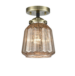 Semi-Flush Mts. Glass Down by Innovations ( 405 | 284-1C-BAB-G146 Nouveau ) 