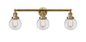 Bathroom Fixtures Three Lights by Innovations ( 405 | 205-BB-G202-6 Franklin Restoration ) 