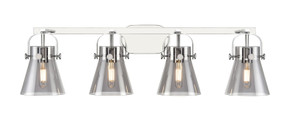 Bathroom Fixtures Four Lights by Innovations ( 405 | 423-4W-PC-G411-6SM Downtown Urban ) 