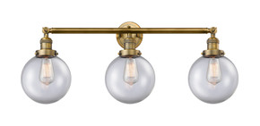 Bathroom Fixtures Three Lights by Innovations ( 405 | 205-BB-G202-8-LED Franklin Restoration ) 