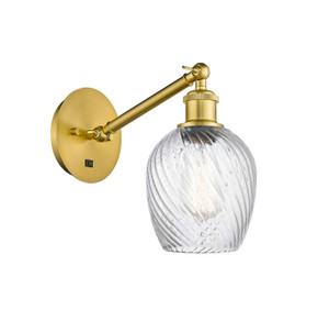 Sconces Single Glass by Innovations ( 405 | 317-1W-SG-G292 Ballston ) 