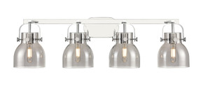 Bathroom Fixtures Four Lights by Innovations ( 405 | 423-4W-PC-G412-6SM Downtown Urban ) 