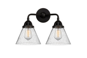 Bathroom Fixtures Two Lights by Innovations ( 405 | 288-2W-BK-G44 Nouveau 2 ) 