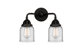 Bathroom Fixtures Two Lights by Innovations ( 405 | 288-2W-BK-G52-LED Nouveau 2 ) 