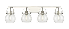 Bathroom Fixtures Four Lights by Innovations ( 405 | 423-4W-PN-G410-6CL Downtown Urban ) 