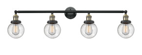 Bathroom Fixtures Four Lights by Innovations ( 405 | 215-BAB-G204-6-LED Franklin Restoration ) 