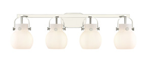 Bathroom Fixtures Four Lights by Innovations ( 405 | 423-4W-PN-G410-6WH Downtown Urban ) 