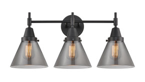 Bathroom Fixtures Three Lights by Innovations ( 405 | 447-3W-BK-G43 Caden ) 