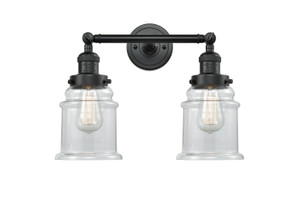 Bathroom Fixtures Two Lights by Innovations ( 405 | 208-BK-G182 Franklin Restoration ) 