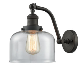 Sconces Single Glass by Innovations ( 405 | 515-1W-OB-G72-LED Franklin Restoration ) 