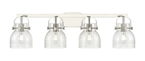 Bathroom Fixtures Four Lights by Innovations ( 405 | 423-4W-PN-G412-6SDY Downtown Urban ) 