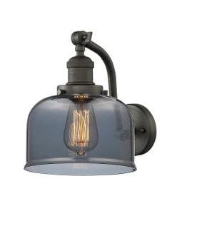Sconces Single Glass by Innovations ( 405 | 515-1W-OB-G73-LED Franklin Restoration ) 