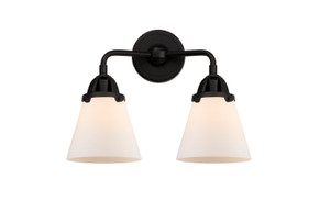 Bathroom Fixtures Two Lights by Innovations ( 405 | 288-2W-BK-G61 Nouveau 2 ) 