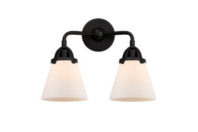 Bathroom Fixtures Two Lights by Innovations ( 405 | 288-2W-BK-G61-LED Nouveau 2 ) 