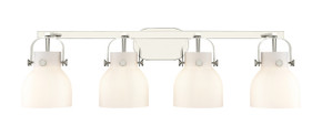 Bathroom Fixtures Four Lights by Innovations ( 405 | 423-4W-PN-G412-6WH Downtown Urban ) 