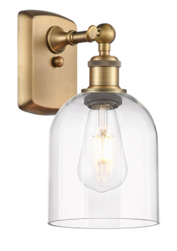 Sconces Single Glass by Innovations ( 405 | 516-1W-BB-G558-6CL Ballston ) 