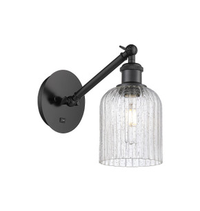 Sconces Single Glass by Innovations ( 405 | 317-1W-BK-G559-5SDY Ballston ) 