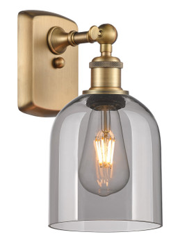 Sconces Single Glass by Innovations ( 405 | 516-1W-BB-G558-6SM Ballston ) 