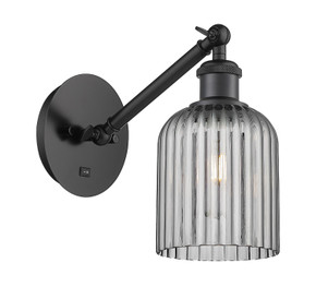 Sconces Single Glass by Innovations ( 405 | 317-1W-BK-G559-5SM Ballston ) 
