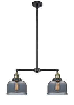 Mid. Chandeliers Glass Down by Innovations ( 405 | 209-BAB-G73-LED Franklin Restoration ) 