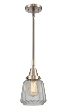 Mini Pendants Glass Down by Innovations ( 405 | 447-1S-SN-G142-LED Caden ) 