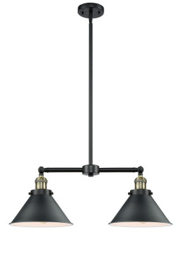 Linear/Island 2 Light Bar by Innovations ( 405 | 209-BAB-M10-BK-LED Franklin Restoration ) 