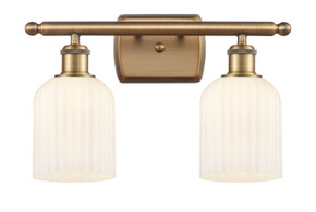 Bathroom Fixtures Two Lights by Innovations ( 405 | 516-2W-BB-G559-5GWH Ballston ) 