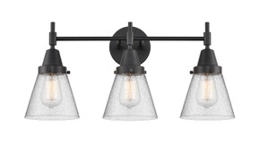 Bathroom Fixtures Three Lights by Innovations ( 405 | 447-3W-BK-G64-LED Caden ) 