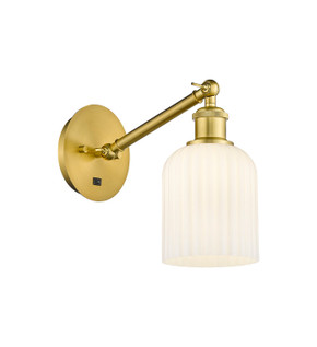 Sconces Single Glass by Innovations ( 405 | 317-1W-SG-G559-5GWH Ballston ) 