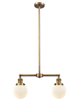 Linear/Island 2 Light Bar by Innovations ( 405 | 209-BB-G201-6-LED Franklin Restoration ) 