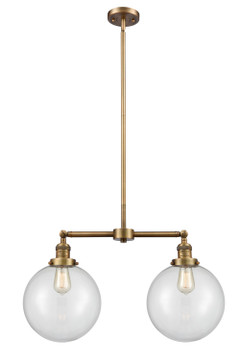 Linear/Island 2 Light Bar by Innovations ( 405 | 209-BB-G202-10-LED Franklin Restoration ) 