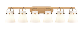 Bathroom Fixtures Five+Lights by Innovations ( 405 | 423-6W-BB-G411-6WH Downtown Urban ) 