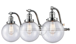 Bathroom Fixtures Three Lights by Innovations ( 405 | 515-3W-PC-G204-8-LED Franklin Restoration ) 