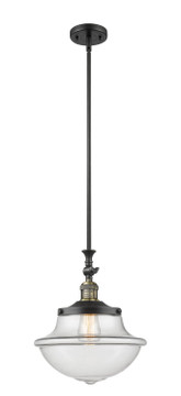 Pendants Glass Down by Innovations ( 405 | 206-BAB-G542-LED Franklin Restoration ) 