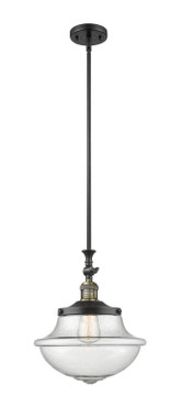 Pendants Glass Down by Innovations ( 405 | 206-BAB-G544-LED Franklin Restoration ) 