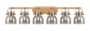 Bathroom Fixtures Five+Lights by Innovations ( 405 | 423-6W-BB-G412-6SM Downtown Urban ) 