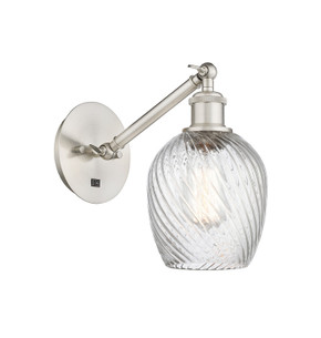 Sconces Single Glass by Innovations ( 405 | 317-1W-SN-G292 Ballston ) 