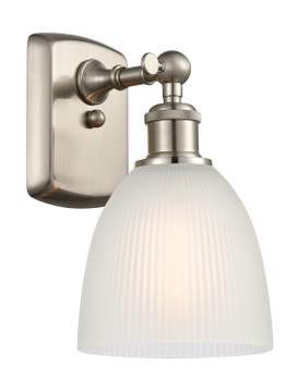 Sconces Single Glass by Innovations ( 405 | 516-1W-SN-G381-LED Ballston ) 