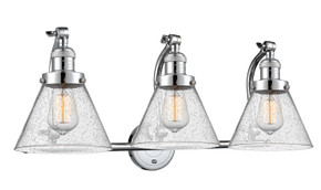 Bathroom Fixtures Three Lights by Innovations ( 405 | 515-3W-PC-G44 Franklin Restoration ) 