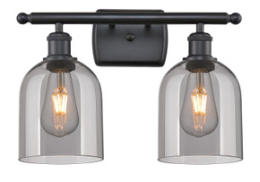 Bathroom Fixtures Two Lights by Innovations ( 405 | 516-2W-BK-G558-6SM Ballston ) 