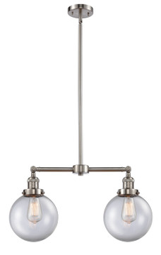 Linear/Island 2 Light Bar by Innovations ( 405 | 209-SN-G202-8 Franklin Restoration ) 