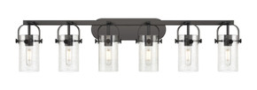 Bathroom Fixtures Five+Lights by Innovations ( 405 | 423-6W-BK-G423-7SDY Downtown Urban ) 
